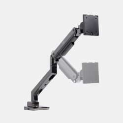 Giá treo màn hình HyperWork VisionX Stealth (1 màn hình/ 22inch - 43inch/ Đen/ Gắn bàn)
