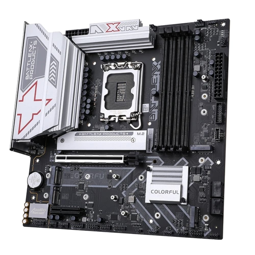Mainboard Colorful BATTLE-AX Z890M-PLUS (Intel Z890/ Socket 1700/ M-ATX) Mainboard Colorful BATTLE-AX Z890M-PLUS (Intel Z890/ Socket 1700/ M-ATX)
