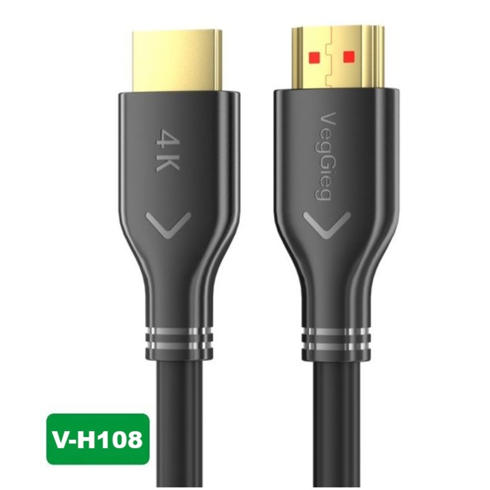 Cáp HDMI VegGieg VH108 3M chuẩn HDMI 2.0 hỗ trợ 4K/60Hz Full HD Cáp HDMI VegGieg VH108 3M chuẩn HDMI 2.0 hỗ trợ 4K/60Hz Full HD