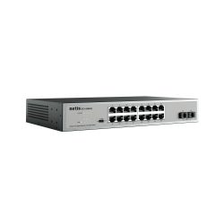 Switch Netis ST3118GS-D (Gigabit 1000Mbps/ 18 Cổng/ 2 SFP/ Vỏ Kim loại)