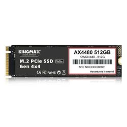 Ổ SSD Kingmax AX4480 512Gb (NVMe PCIe/ Gen4x4 M2.2280/ 4500MB/s/ 4000MB/s)