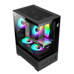 Vỏ máy tính EDRA ECS1303H Black (Mini Tower/ M-ATX/ Đen)