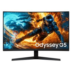 Màn hình cong gaming Samsung Odyssey G5 LS32HG552EEXXV (32Inch/ 2K/ 1ms/ 180Hz/ 300cd/m2/ VA)