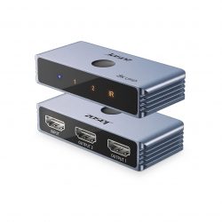 Bộ chuyển mạch 2 chiều HDMI 2.0 Jasoz T-G175 2 vào 1 ra hỗ trợ 8K